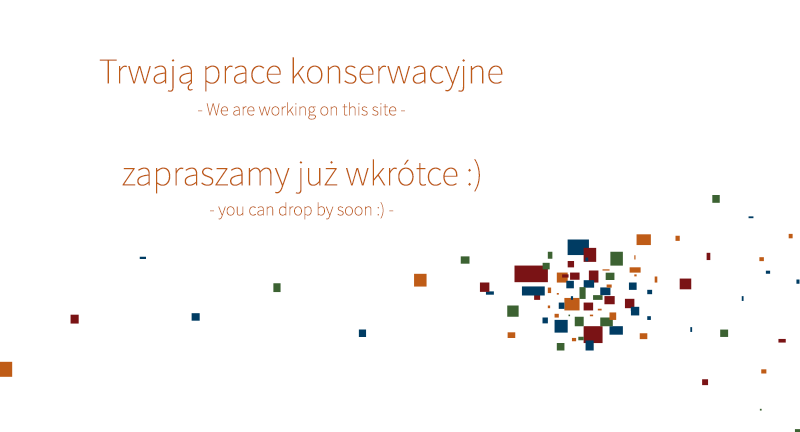 Trwają prace konserwacyjne - we are working on this page